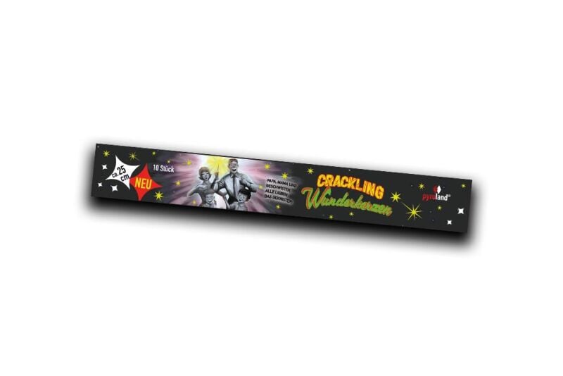 Jetzt Wunderkerzen Crackling 25cm 10 Stück ab 0.99€ bestellen