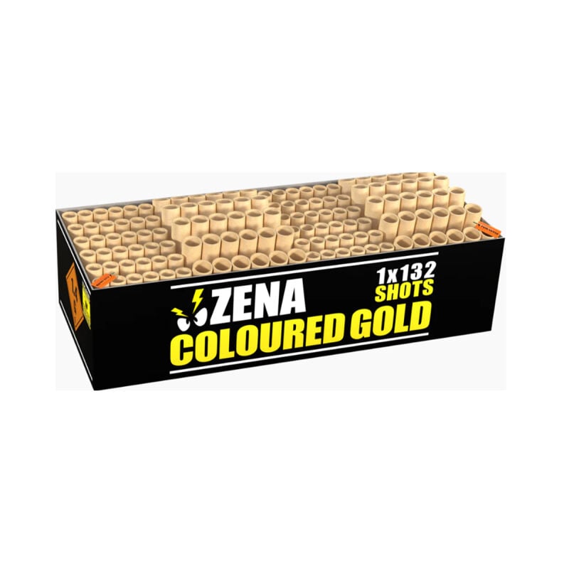 Jetzt Zena Coloured Gold 132-Schuss-Feuerwerksverbund ab 101.99€ bestellen